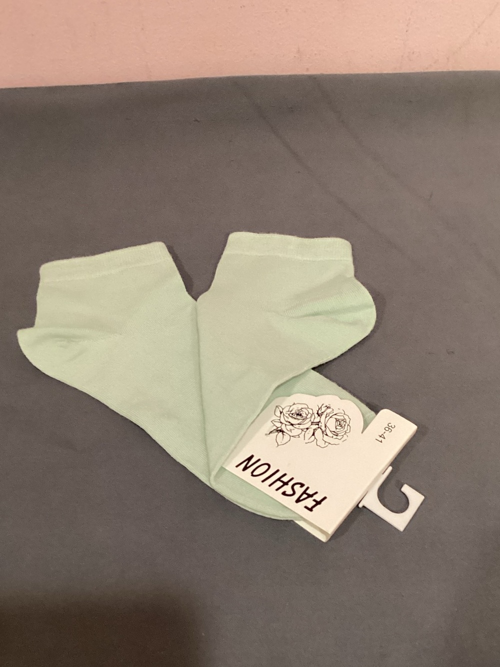Men’s Mint Casual Crew Socks by Fashion - Picture 3 of 3